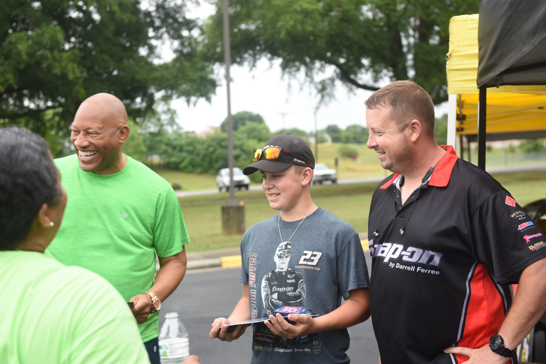 NASCAR driver Peyton Ferree visits Danville